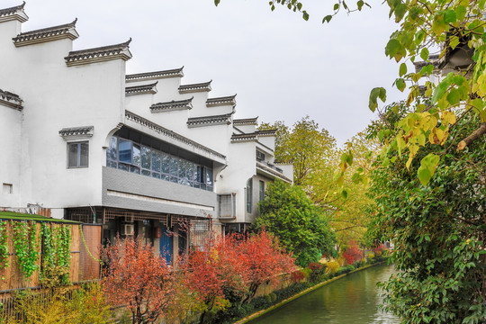 南京秦淮河江南建筑