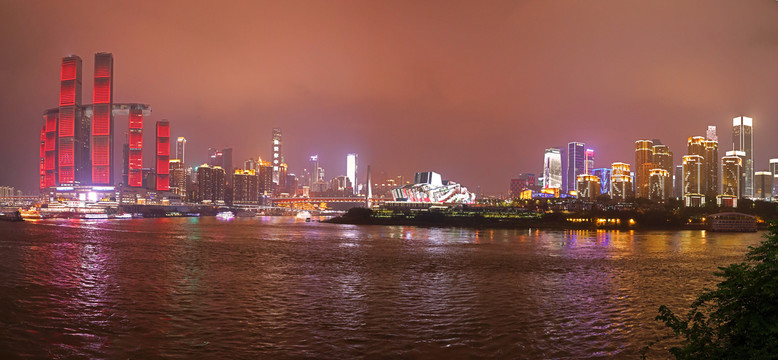 重庆朝天门夜景