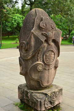蝙蝠石雕雕塑