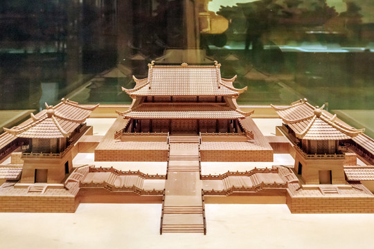 南京栖霞寺模型