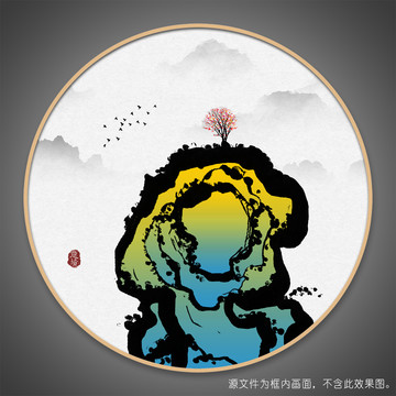 意境水墨裝飾畫
