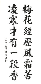 梅花經(jīng)歷風(fēng)霜苦