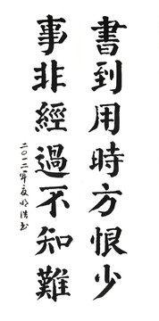 書到用時方恨少