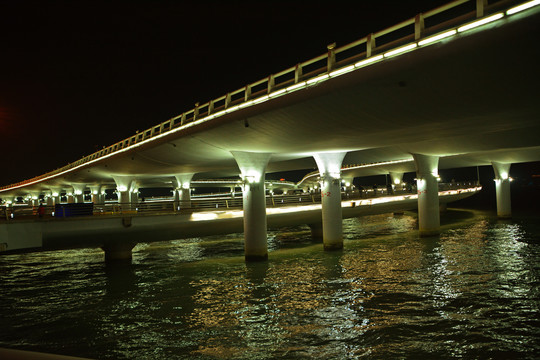 厦门演武大桥夜景