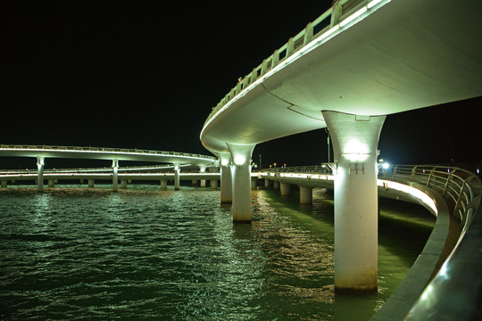 厦门演武大桥夜景