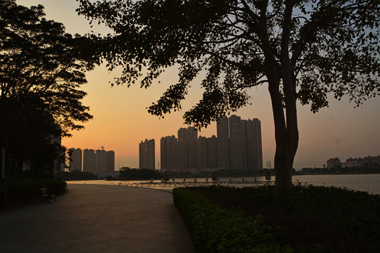 福建晋阳湖风景