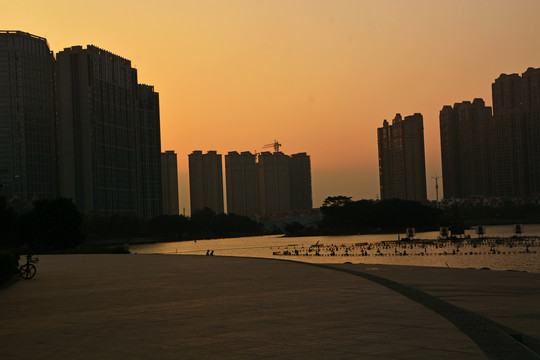 晋江市晋阳湖风景