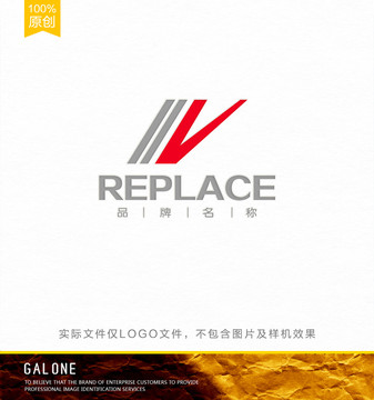 IV字母logo運動服logo