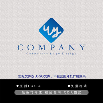 WY字母logo