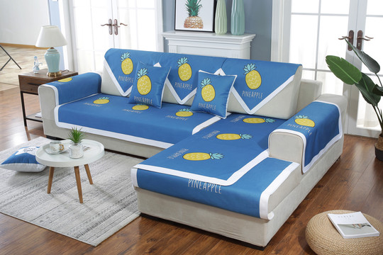 北欧沙发菠萝图案沙发垫