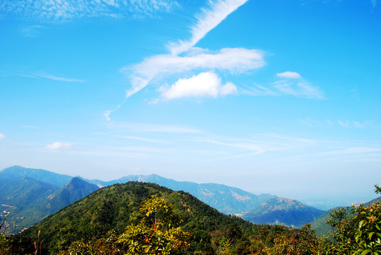 高山天空