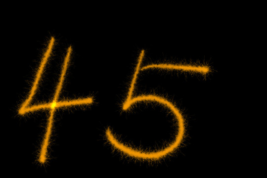 倒計(jì)時(shí)數(shù)字45