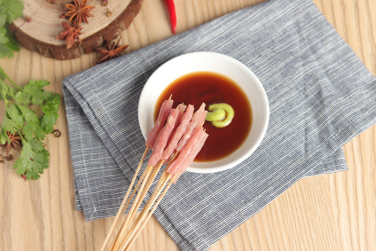 蘸料生串