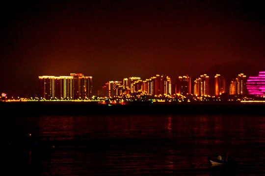 厦门海滨夜色