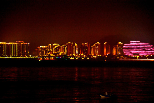 厦门海滨夜景