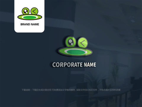 大嘴蛙logo