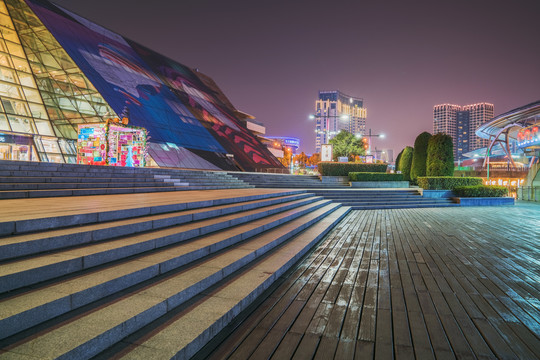 江苏省苏州圆融广场建筑旅游风光