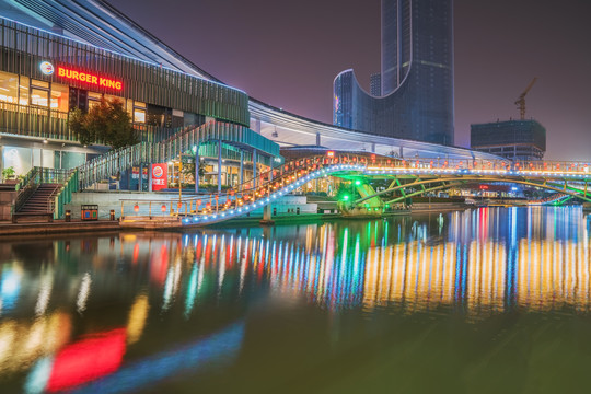 江苏省苏州圆融广场建筑旅游风光