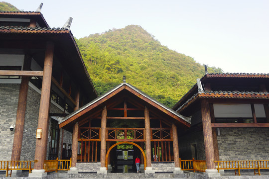 荔波小七孔游客中心传统风格建筑