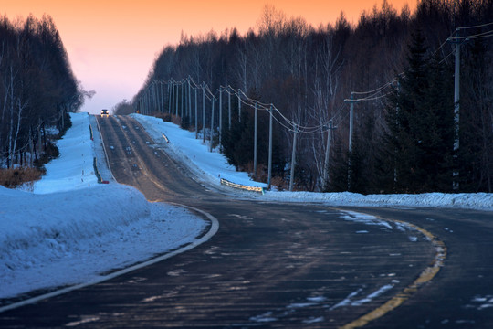 冬季公路