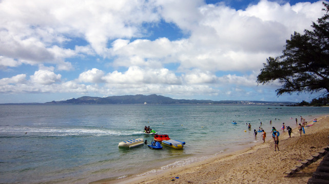 冲绳岛海滩