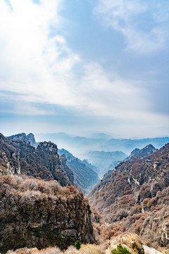 中国河北省白石山景区风景