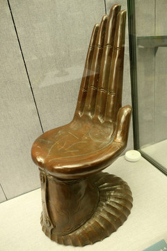 木雕手形座椅