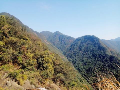 高山秋景