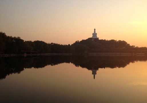 北京后海秋景