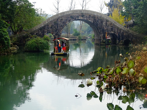 黄龙溪水景区