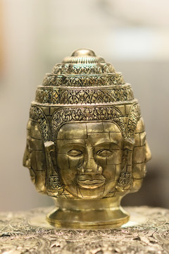 柬埔寨银罐