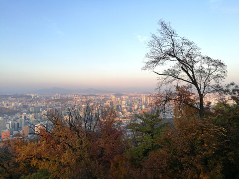 首尔市区全景