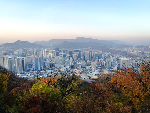 首尔市全景