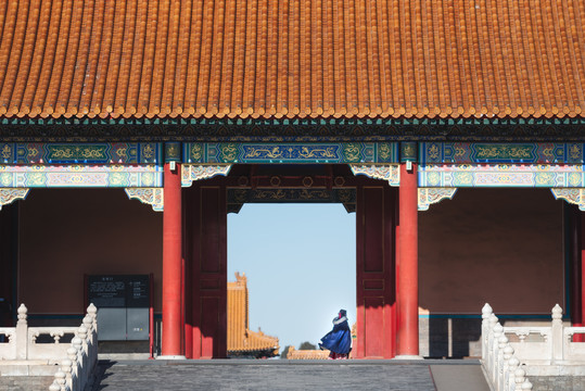 北京故宫博物馆建筑风光