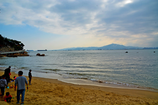 厦门白城海滩