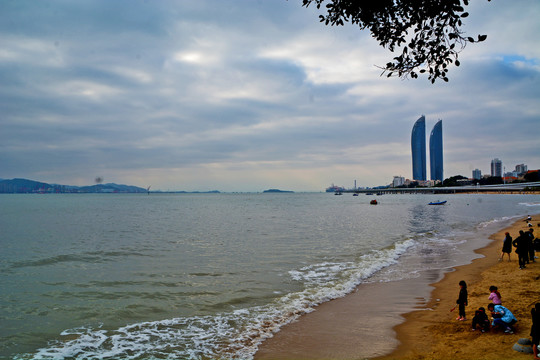 厦门白城沙滩风景