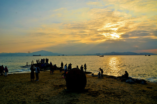 海滨沙滩美景