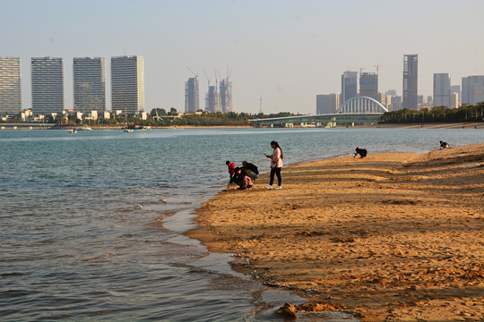 厦门五缘湾海滩