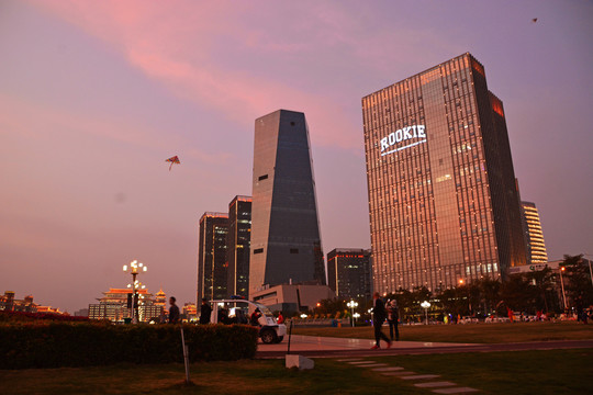 集美新市民广场建筑风景