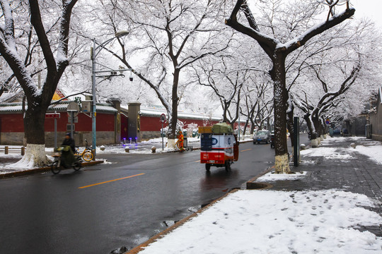 冬日北京雪景