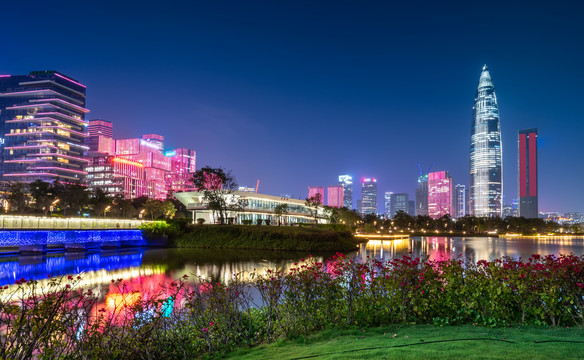 深圳建筑景观夜景