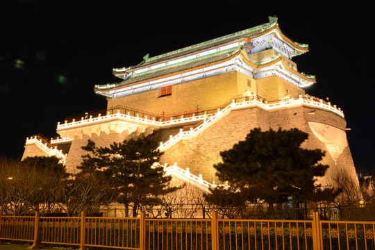 北京正阳门夜景