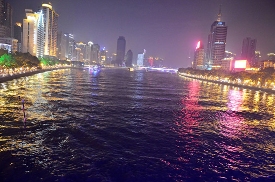 广州海珠桥夜景