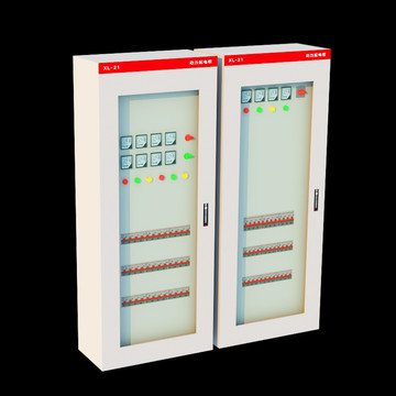 配电柜3d模型源文件