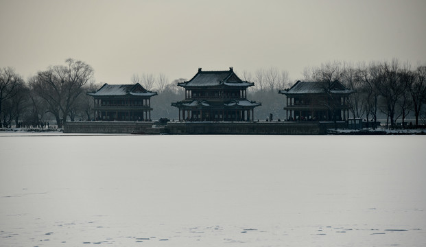 颐和园雪景