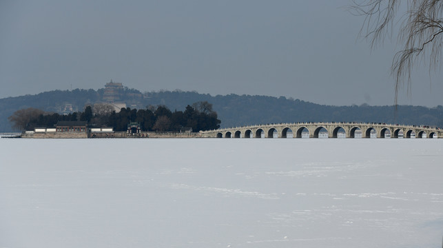 颐和园雪景