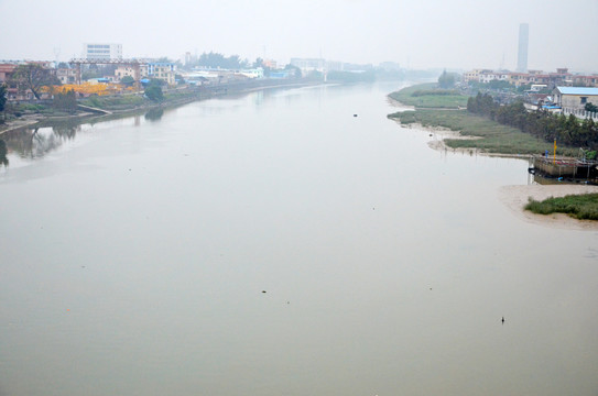 广州郊区河涌