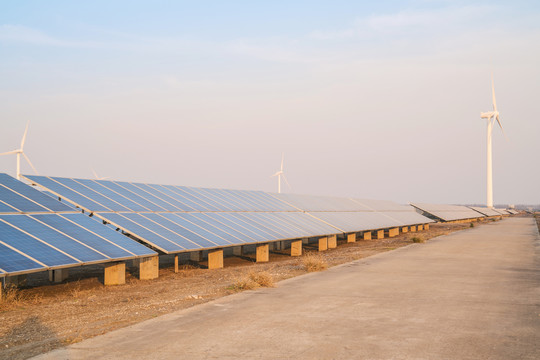 风力发电和太阳能发电基地