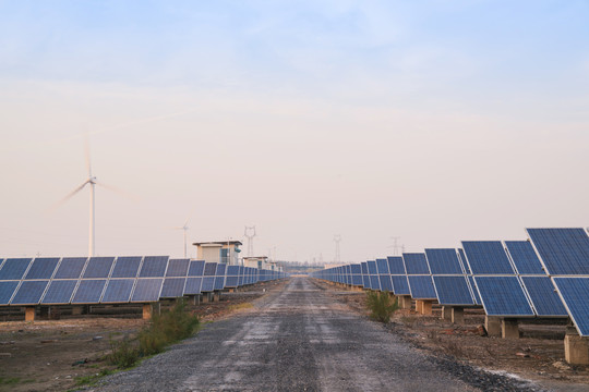 风力发电和太阳能发电基地