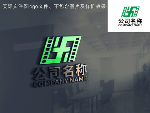 影视胶卷logo